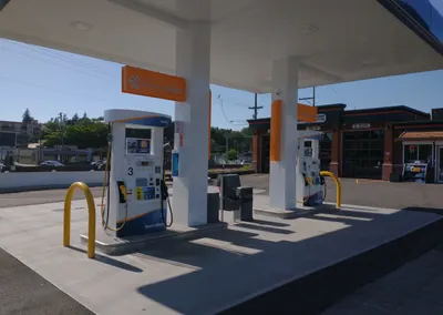 Pumps under the Centex canopy